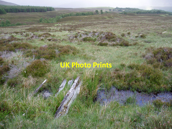 Photo 6"x4" Moorland Near Allt na Baranachd Balavil\/NH7902 c2008