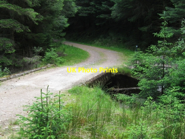 Photo 6"x4" Bridge over Abhainn Greadhain Achadh nan Darach c2008