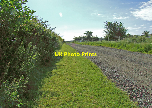 Photo 6"x4" Caravan site road Chesterton\/SP3558 c2008