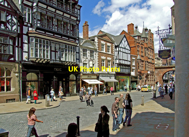 Photo 6"x4" Eastgate Street Chester c2008