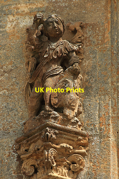 Photo 6"x4" Montacute House West Front detail (2) East Stoke\/ST4817 c2008