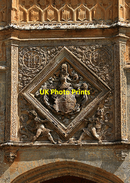 Photo 6"x4" Montacute House West Front detail (4) East Stoke\/ST4817 c2008