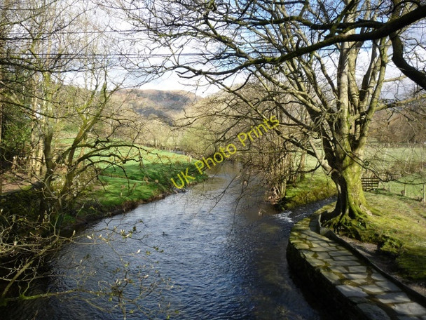 Photo 6"x4" Looking upstream on the Rothay Ambleside c2009