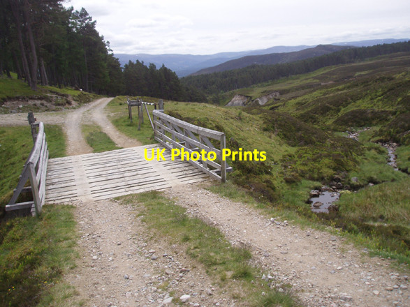 Photo 6"x4" Bridge over Allt nan S\u00c3\u00b9ilean Dubha Carn an Fhuarain Duibh c2008