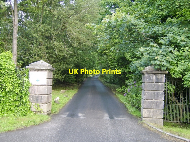 Photo 6"x4" Gates to Edinbarnet Nursing Home Bearsden c2008