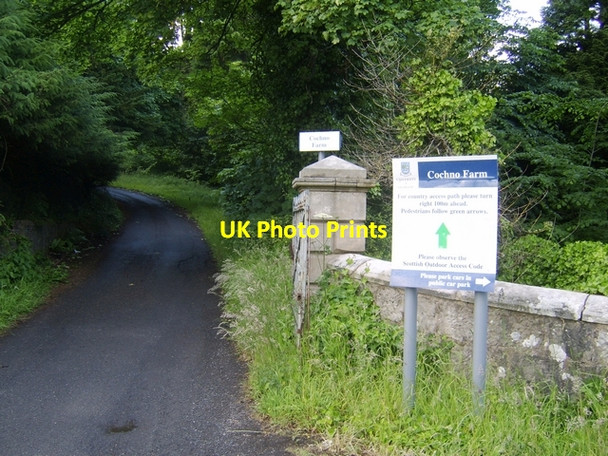 Photo 6"x4" Private road to Cochno Farm Bearsden c2008
