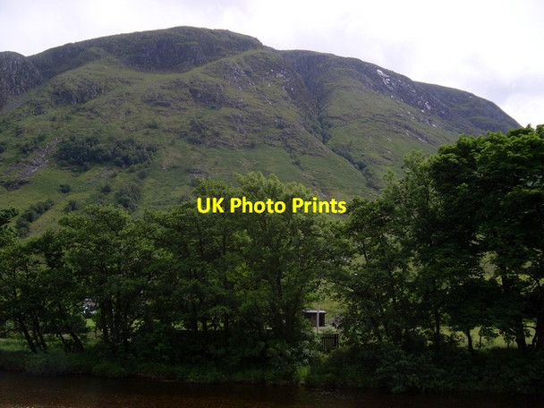 Photo 6"x4" Looking to Meall an t-Suidhe from bank of River Nevis Fort William\/An Gearasdan c2008