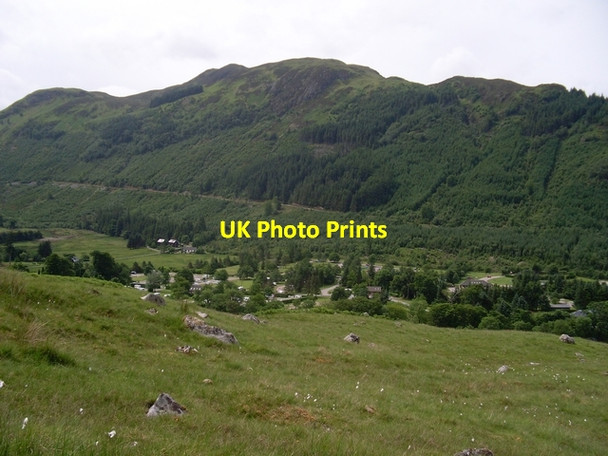 Photo 6"x4" Glen Nevis from Ben Nevis walk Fort William\/An Gearasdan c2008