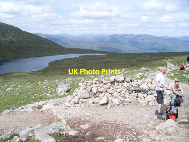 Photo 6"x4" Stone wall by path to Ben Nevis Claggan\/NN1174 c2008