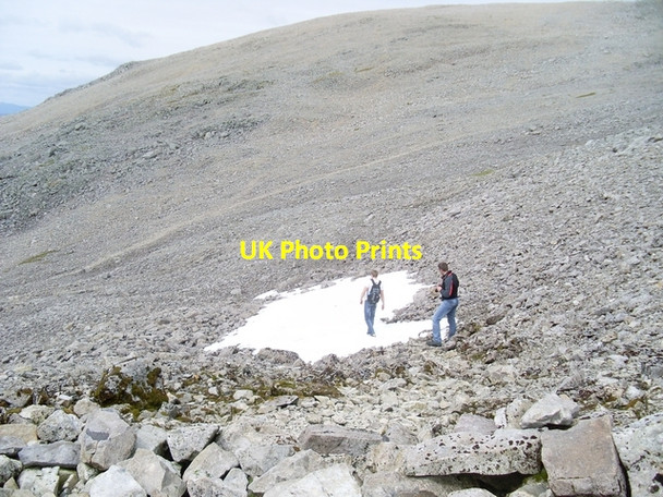 Photo 6"x4" Snow on Ben Nevis Ben Nevis c2008