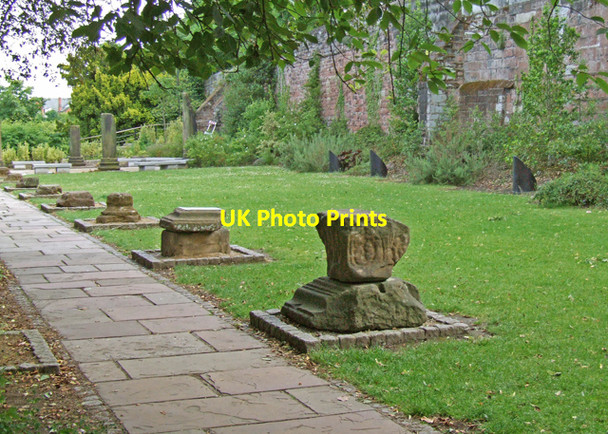 Photo 6"x4" Roman Gardens Chester c2008