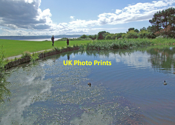 Photo 6"x4" Visitor centre pond Thurstaston c2008