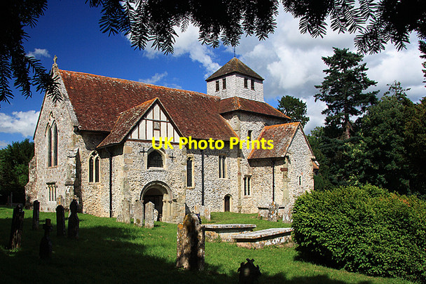 Photo 6"x4" The Anglo-Saxon Church of St Mary - Breamore Breamore c2008