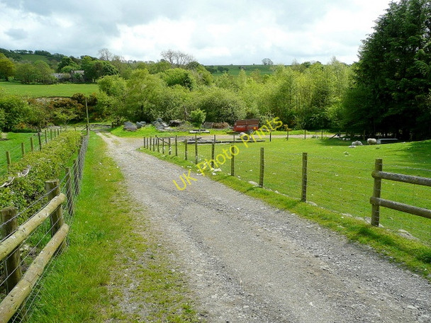 Photo 6"x4" Track to Dolau Cefn Coch\/SJ0402 c2009