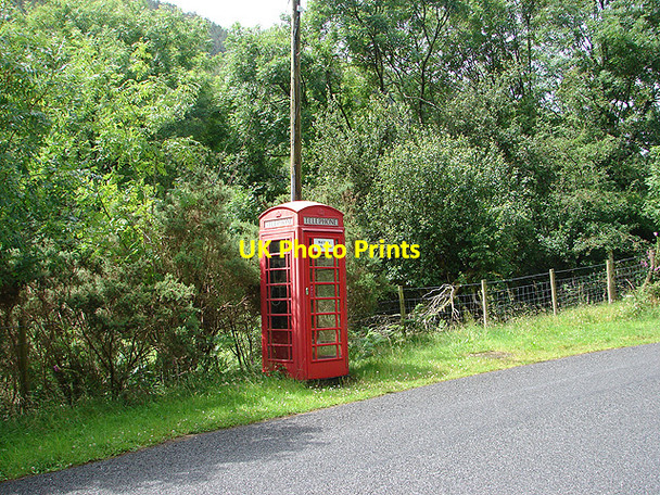 Photo 6"x4" Cwm Rheidol Telephone Kiosk Cwmbrwyno c2008