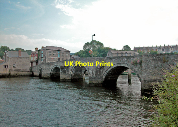 Photo 6"x4" Bridge over the Teifi Bridgend\/SN1745 c2006