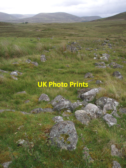 Photo 6"x4" Ruin near Allt Iomadaidh Bridge of Brown c2008