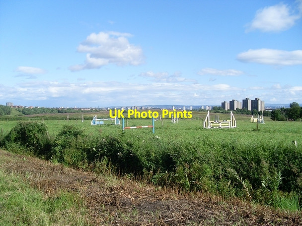 Photo 6"x4" Equestrian course by Braidfield Road Bearsden c2008