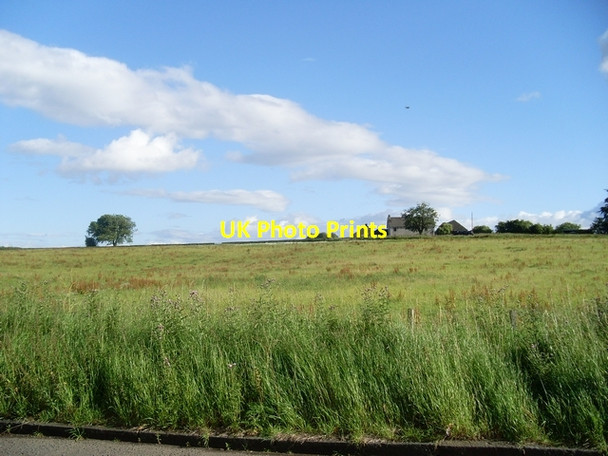 Photo 6"x4" Looking uphill to Braidfield Farm Bearsden c2008