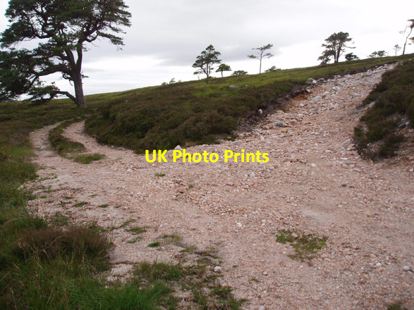 Photo 6"x4" Track Junction Garbh-mheall M\u00f2r\/NH8317 c2008