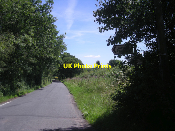 Photo 6"x4" Lane junction near Tuckhill Kingsnordley c2008