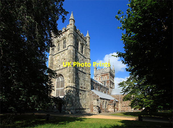 Photo 6"x4" Wimborne Minster - Church of St Cuthburga Wimborne Minster c2008