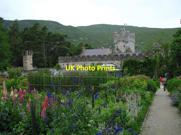 Photo 6"x4" Glenveagh Castle and gardens Church Hill\/C0615 c2008