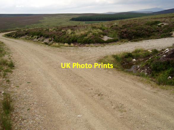 Photo 6"x4" Track Junction Allt Bheithachan c2008