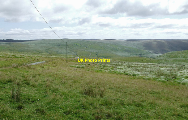 Photo 6"x4" Elenydd Moorland Landscape, Ceredigion Esgair Ffrwd c2008