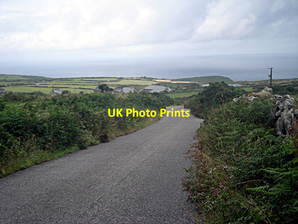 Photo 6"x4" Lane to Trevean Morvah c2008