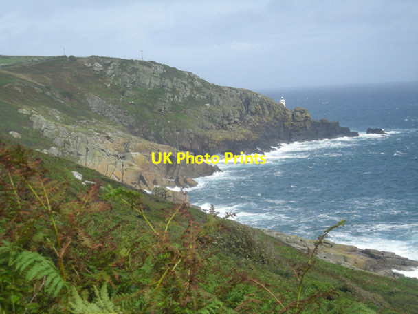 Photo 6"x4" Sea cliffs near Tater-du Boskenna c2008