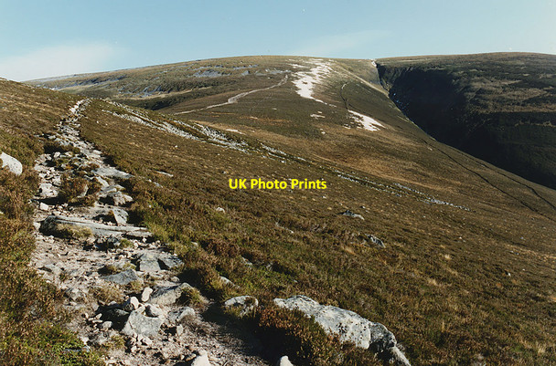 Photo 6"x4" Hillside above Coire Fhearnagan Tolvah c1991