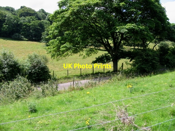 Photo 6"x4" Stonyway Lane from Lowslip Hill Church Hougham c2008