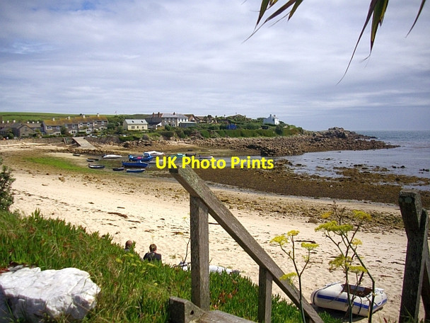 Photo 6"x4" Old Town Beach, St. Marys Hugh Town c2008