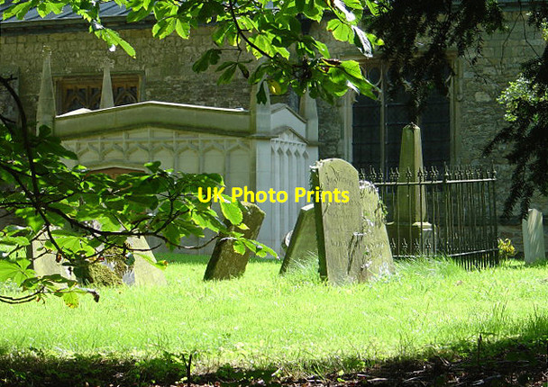 Photo 6"x4" Quainton Churchyard Quainton c2008