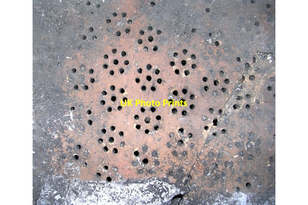 Photo 6"x4" Warminster Maltings - Pound Street - Tiles at the top of the Kiln Warminster c2008
