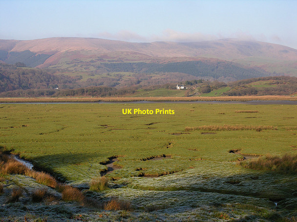 Photo 6"x4" Dyfi saltmarsh Glandyfi c2005