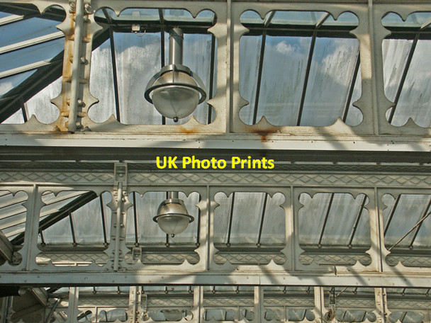 Photo 6"x4" Durham Station roof Durham c2005