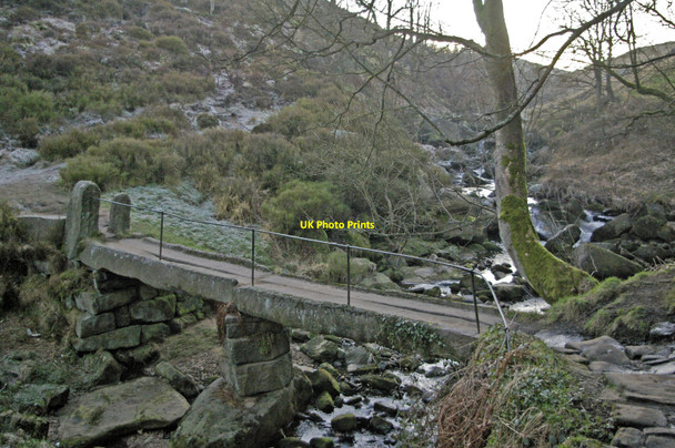 Photo 6"x4" Hebble Hole Bridge, Colden Clough Hebden Bridge c2008