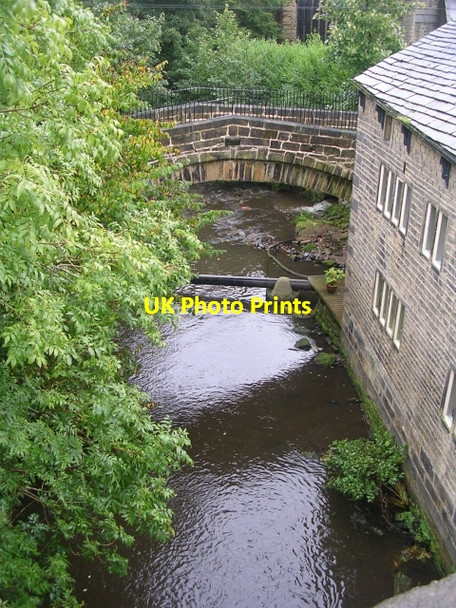 Photo 6"x4" River Ryburn - Elland Road, Ripponden Barkisland c2008