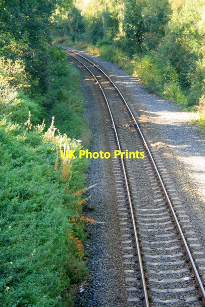Photo 6"x4" Single track to Matlock Holloway\/SK3256 c2008