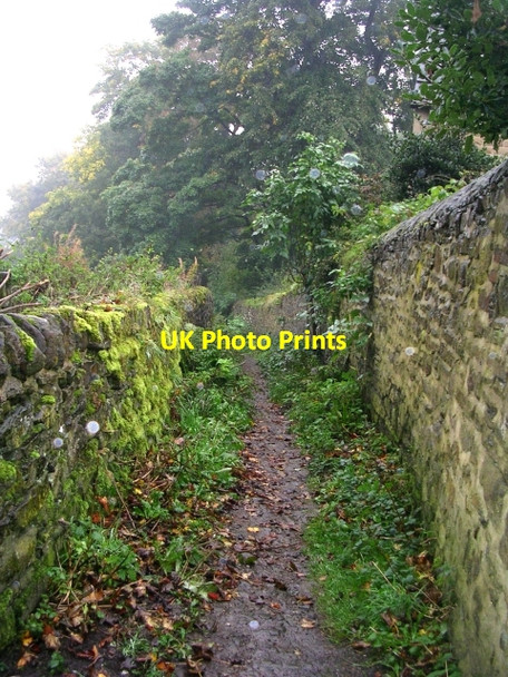 Photo 6"x4" Footpath - Spring Gardens Lane Keighley c2008