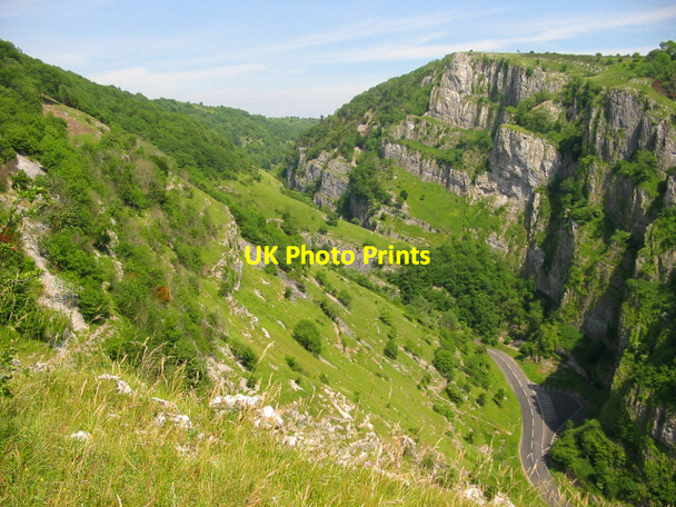Photo 6"x4" Cheddar Gorge Bradley Cross c2007