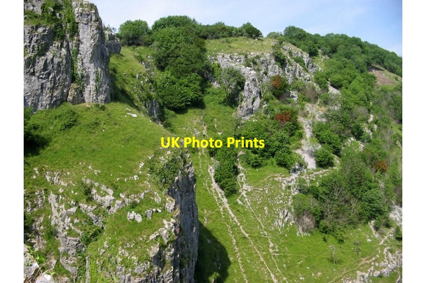 Photo 6"x4" Cheddar Gorge Bradley Cross c2007 P1