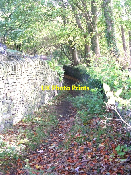 Photo 6"x4" Footpath - Main Street, Farnhill Farnhill c2008