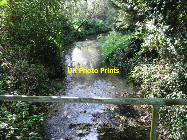 Photo 6"x4" Footbridge over a small stream to the S of Fishbourne Road Chichester c2008