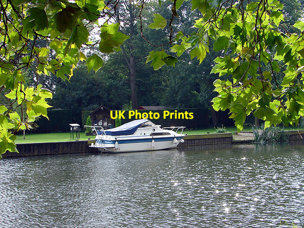 Photo 6"x4" Moored beside the Ouse Godmanchester c2008