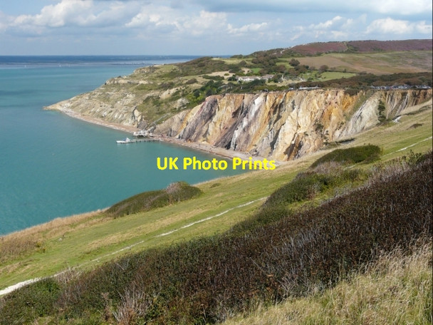 Photo 6"x4" Alum Bay Totland c2008