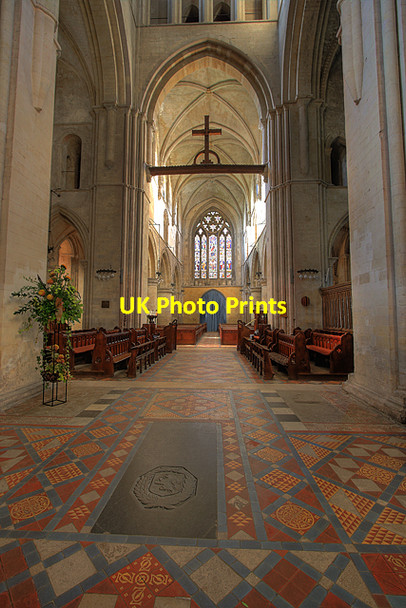Photo 6"x4" Hospital of St Cross Church (interior) Winchester c2008