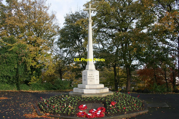 Photo 6"x4" War Memorial, Crowgill Park Shipley\/SE1437 c2008